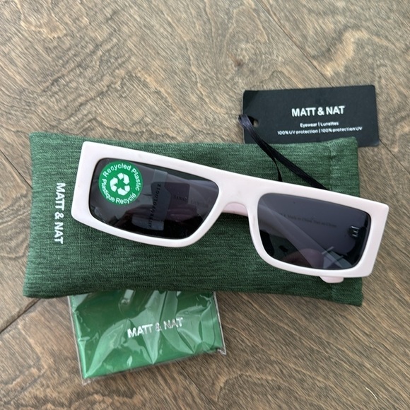 Anthropologie Matt & Nat Sawai 2 Lily Rectangular Sunglasses New With Tags - Picture 7 of 11